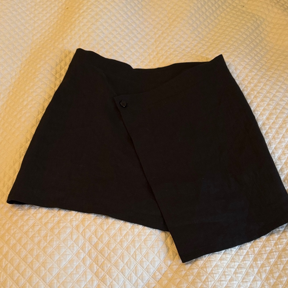 Hevron asymmetrical Wrap Skirt